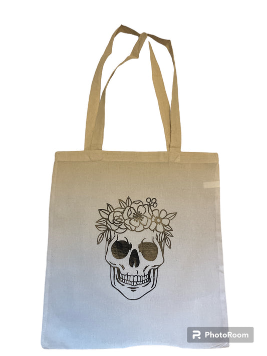 Medium Skull Tote Bag