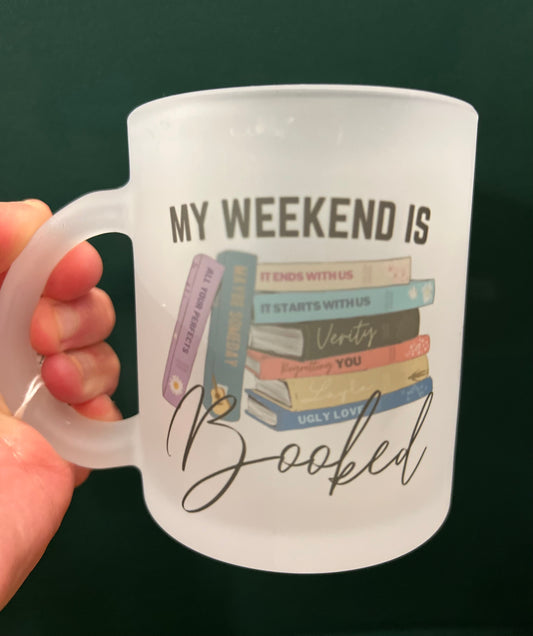 Colleen Hoover inspired Frosted Glass Mug