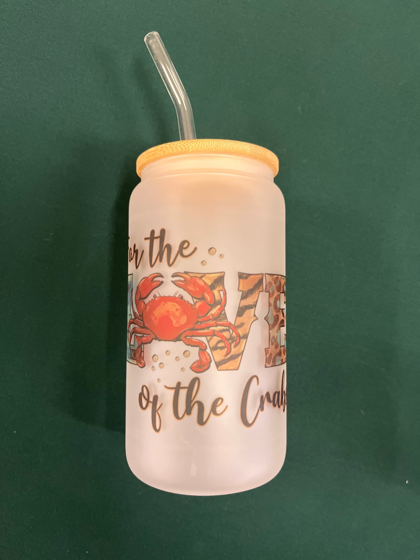 For the love of the crabs Libbey glass