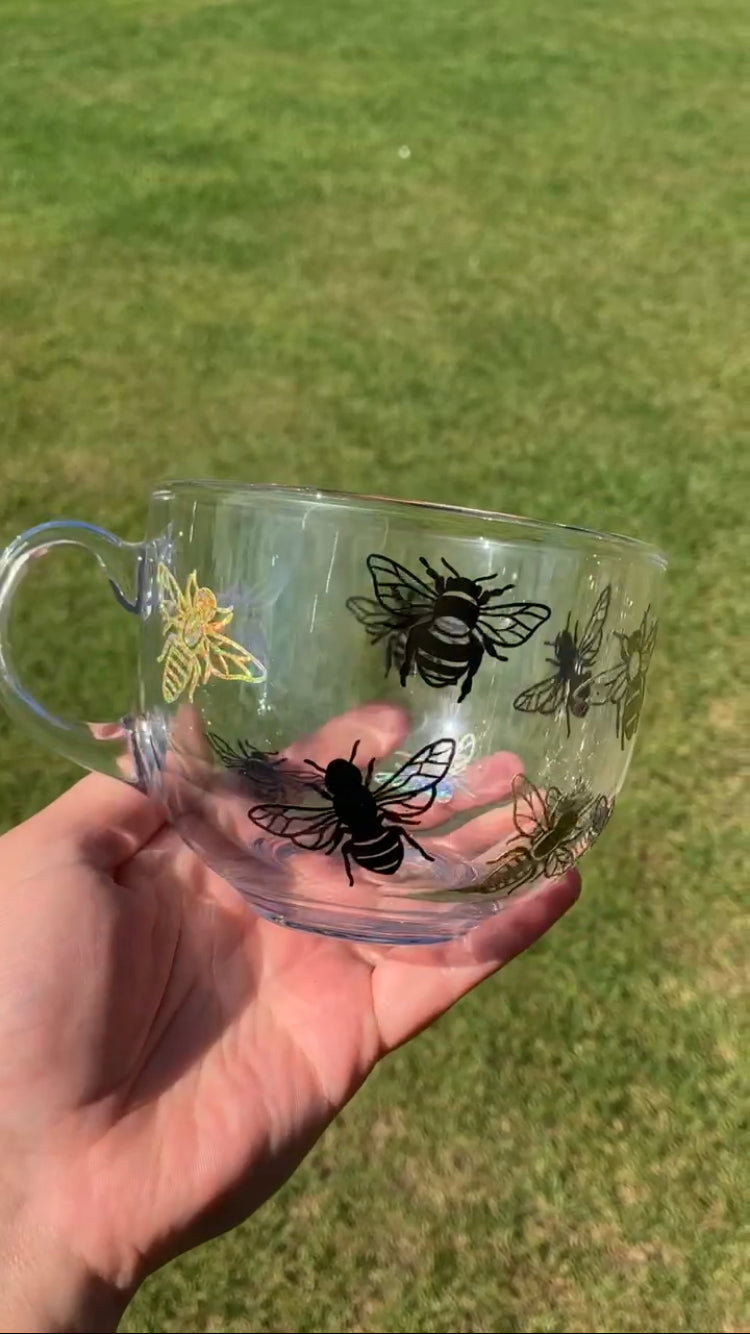 Bee Glass Mug