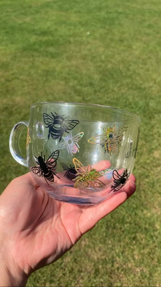 Bee Glass Mug