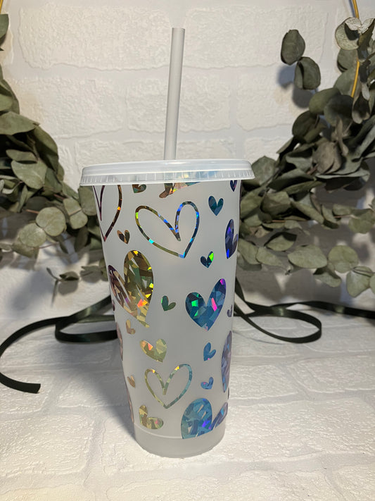 Love Heart 24oz Cold Cup